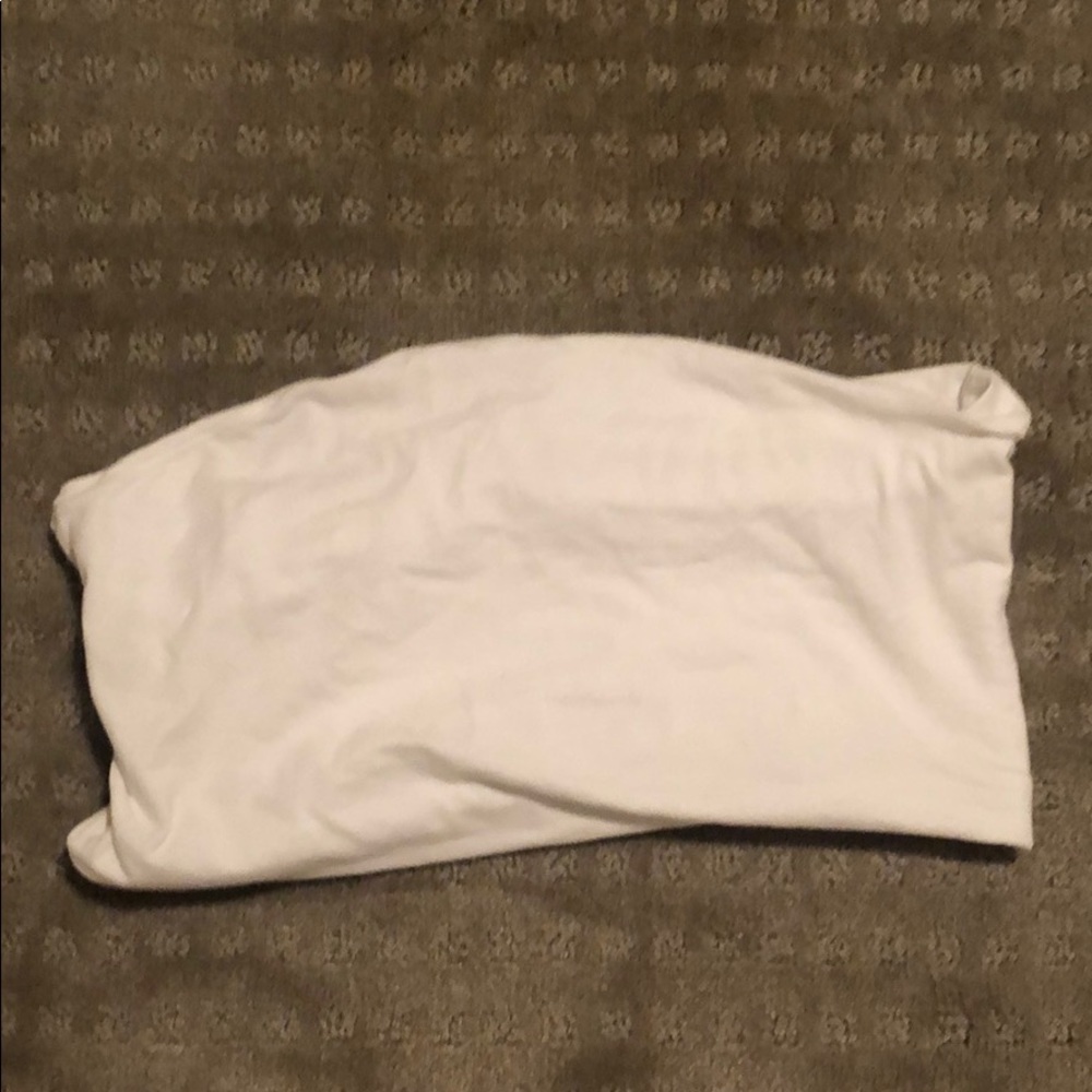 White XL tube top